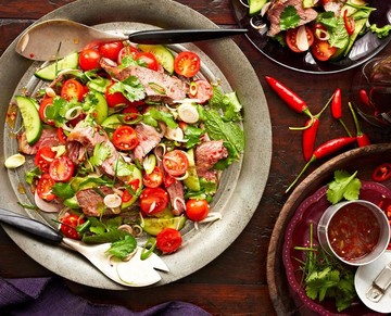 Thai Beef Salad with Chilli Lime Sauce
